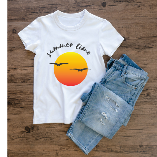 Summer Time Half Sleeve T-Shirt