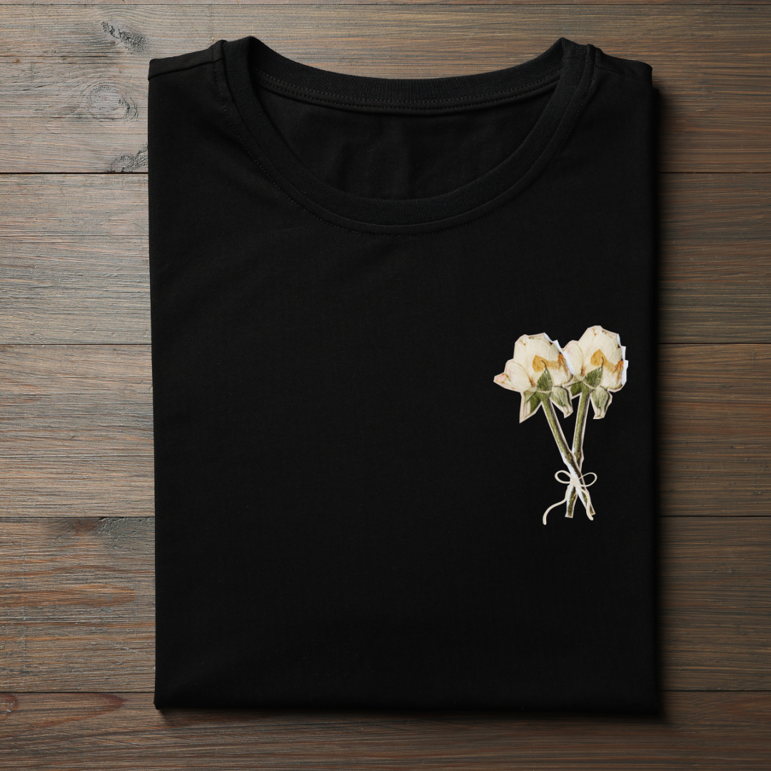 Aesthetic Flower Half Sleeve T-Shirt