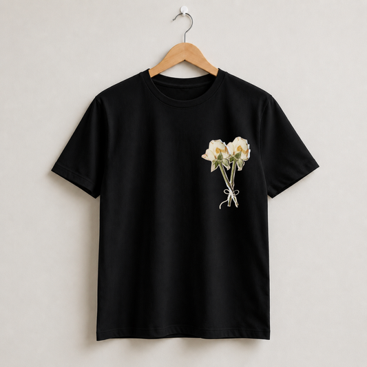 Aesthetic Flower Half Sleeve T-Shirt