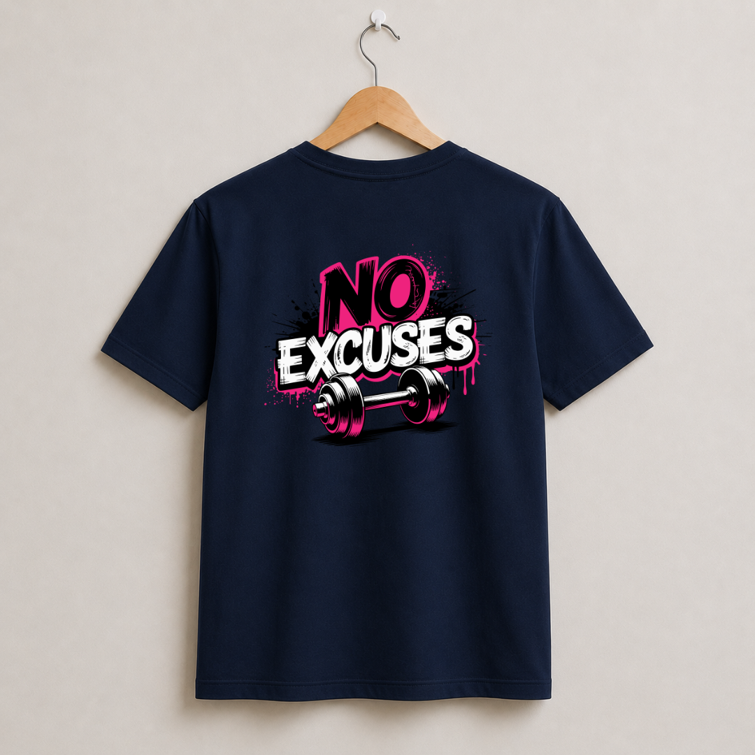 No Excuses Half Sleeve T-Shirt