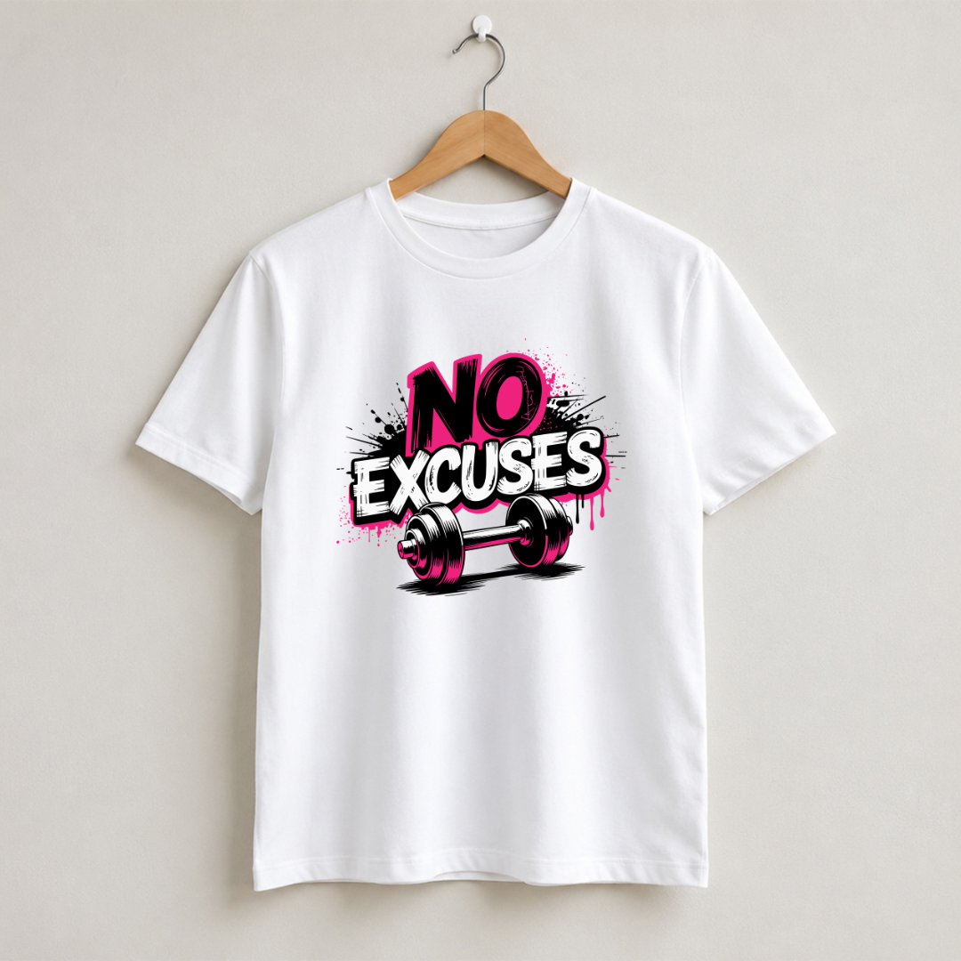 No Excuses Half Sleeve T-Shirt