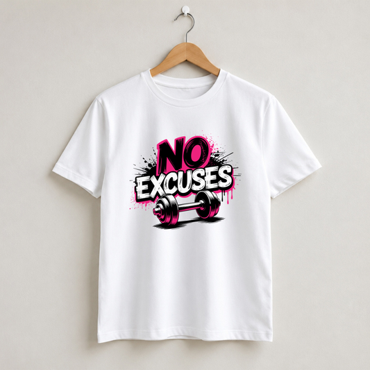 No Excuses Half Sleeve T-Shirt