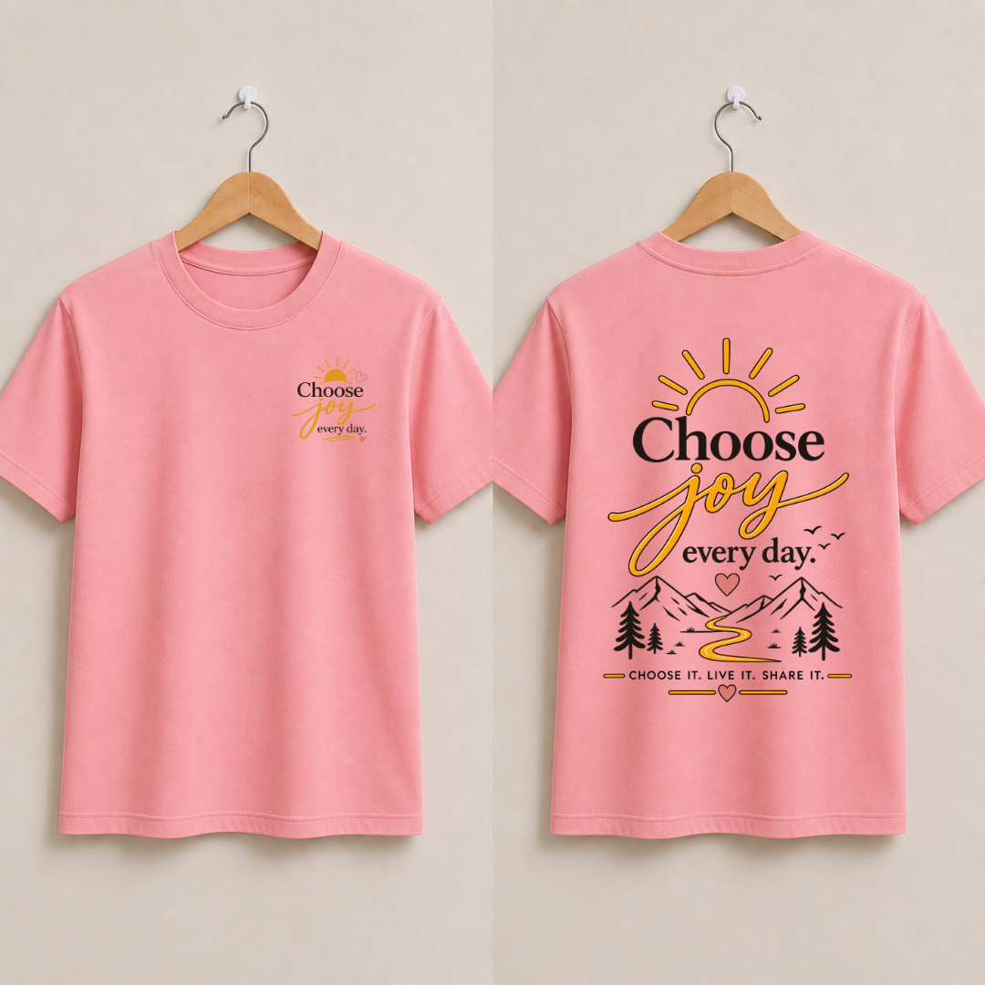 Choose Joy Everyday Half Sleeve T-Shirt