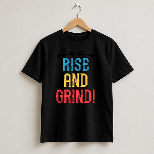 Rise And Grind Half Sleeve T-Shirt