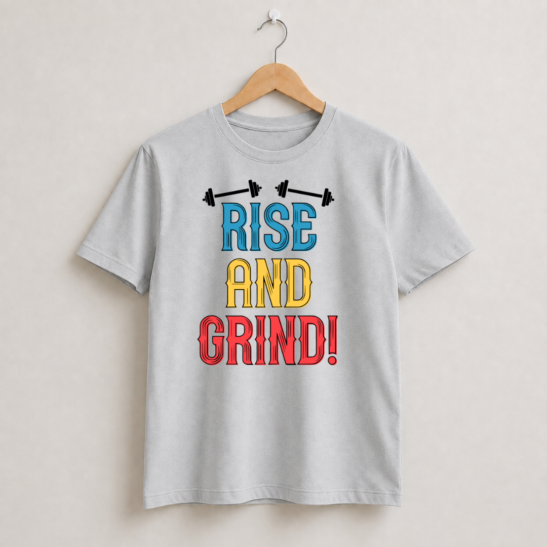 Rise And Grind Half Sleeve T-Shirt