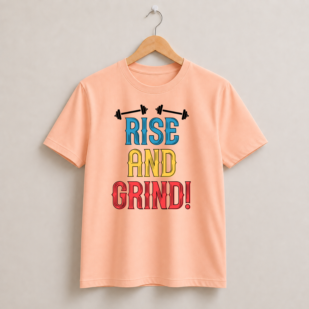 Rise And Grind Half Sleeve T-Shirt