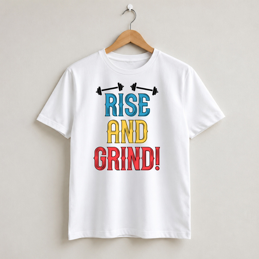 Rise And Grind Half Sleeve T-Shirt